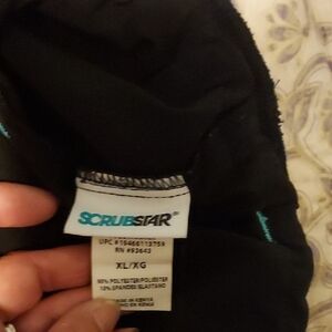 Scrubstar Black Scrub Pants